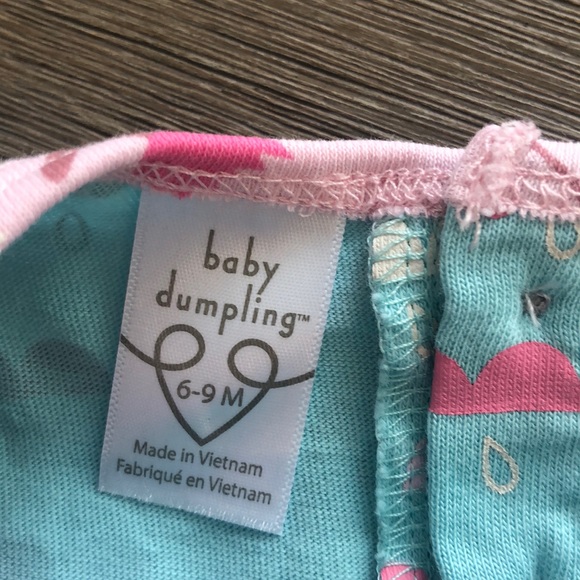Lot of 2 baby dumpling one pieces size 6-9 months - Picture 6 of 6